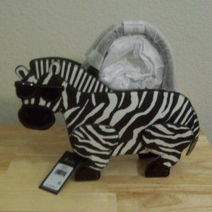 KARL LAGERFELD PARIS Ikons Wildlife Medium Satchel, Zebra